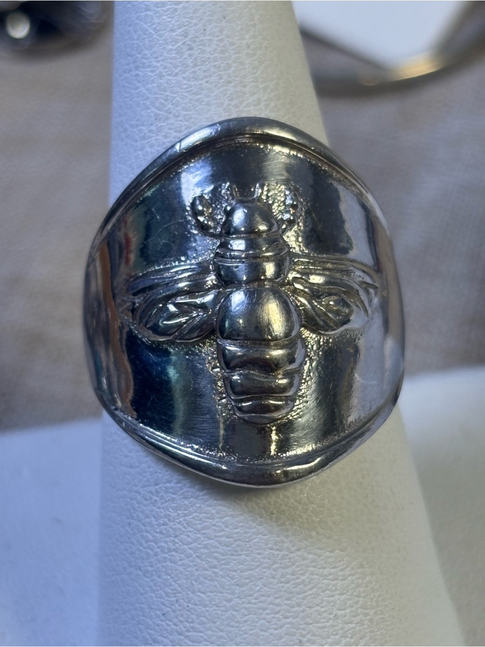 Sterling Silver Bee Ring